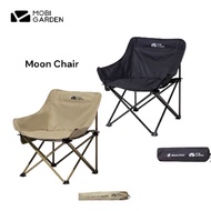 New Mobi Garden Moon Chair Single Double Portable Foldable Camping Chair Kerusi Lipat Blackcamp
