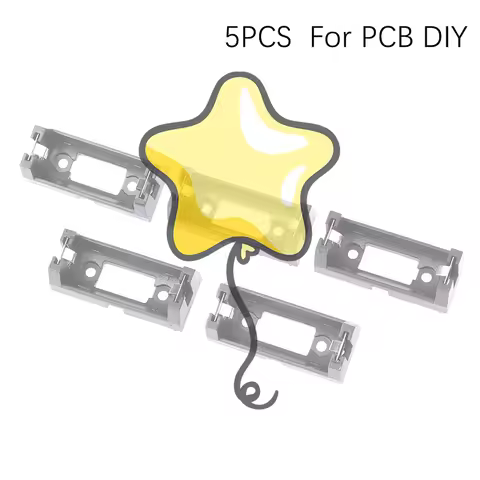 5 PCS Plug-in CR123A Battery Holder 16340 Battery Box LIR123A Battery Storage Box CR123A Battery Box