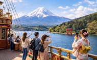 [1-Person Tour] Mt. Fuji Classic Route Day Trip | Mt. Fuji Land, Sea, and Air Owakudani, Lake Yamana