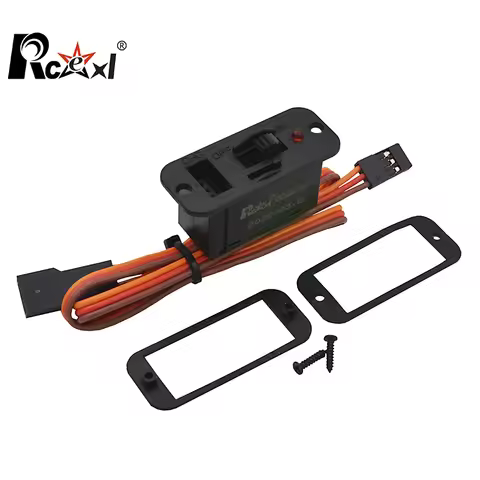 RCEXL Big Power TOC Switch Futaba Plug / High Current (With LED Power Indicator) For Receiver ESC Li