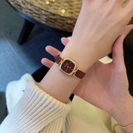 High-value Angola Red Small Cube Sugar Classy All-match Exquisite Fashion Light Luxury Niche Genuine