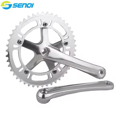 46T*170mm single speed Fixed Gear road bike crankset Fixie Cycling Track Crankset Cranks CNC Free sh