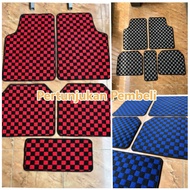 5 Pcs 2-Row Leather Car Mats - Row Universal 7D Car Mats Leather Waterproof Premium Easy to Clean