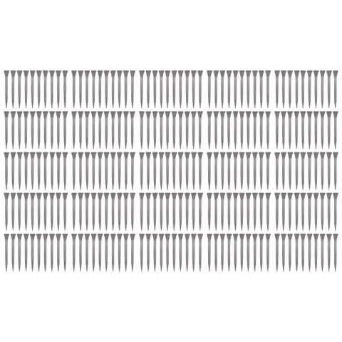 250pcs Low Carbon Steel Horseshoe Nails Durable Portable Horse Shoe Nails Accurate Crafted High Hard