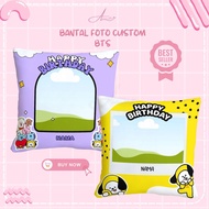 BTS CUSTOM PHOTO PILLOW BT21 PILLOW/ PRINTING PILLOW/