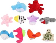 SAFIGLE Children's Finger Puppets 10pcs Puppets for Kids Puppet Show Theater for Kids Finger Toys for Kids Puppets for Toddlers Animal Puppets Finger Puppet Puzzle Child
