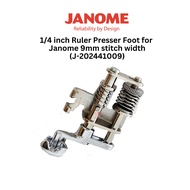 Janome 1/4 Inch Ruler Foot for 9mm Stitch Width Sewing Machines - Original (J-202441009)