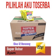 Super Bubur BURYAM Bubur Ayam 22 Gr - ( HARGA 1 DUS isi 12 renceng )