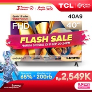 [FHD Google Assist] TCL 40 Inch Smart Android TV - Dolby Audio - Google Play/Netflix/Youtube - Wifi/