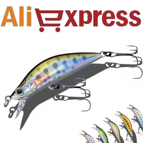 1PCS 50mm 4.5g Finetail Eden 50 Sinking Minnow Stream Fishing Lure Japan Major Craft Artificial Hard