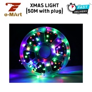 50M LED String Light / Lampu Raya / Christmas Light [ Ready Stock]