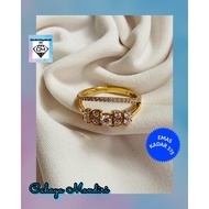 Hala Kadar Gold Ring 375 (9K) Weight + / - 1.71 Gram Size 11 And 12