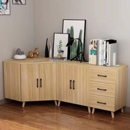 櫻桃傢俱 - 多功能組合轉角櫃簡約儲物櫃靠牆電視櫃客廳邊櫃弧形三角櫃135CM（普通門）