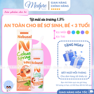 Dung dịch xịt mũi ưu trương Nebusal Coleus Spray (Nebusal Húng Chanh) - Giúp giảm nghẹt mũi sổ mũi -