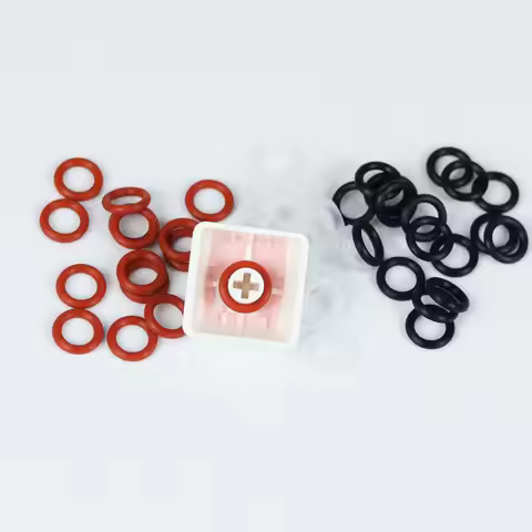 Cherry MX Rubber O-Rings Switch Dampeners Black Claret Transparent Cherry MX Keyboard Dampers Keycap