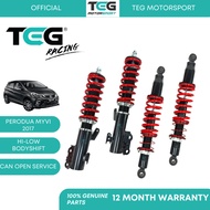 🔥BOLEH SERVICE🔥 Myvi G3 17” TEG RACING Adjustable suspension set (SD) Hi Low Body Shift Adjustable A