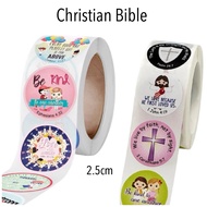 [SG STOCK] 2.5cm Inspired Christian Bible Verse Stickers 50pcs