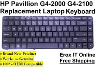 Replacement Laptop Keyboard for HP G4-2133tx /HP G4-2000 Laptop Keyboard