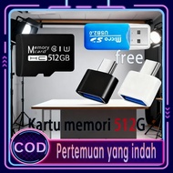 High-speed mobile phone memory card, 512GB SD card for car dashboard camera, 32GB universal TF card 