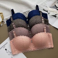 Push Up Bra Small Size 34-38A B Cup Wired Thick Foam Bra Student Girl inner wear Lace Bras