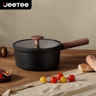 JEETEE Non Stick Ceramic Saucepan Baby Milk Pot Induction & Gas Compatible PFOA/PFAS Free 16CM/20CM