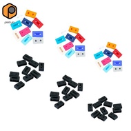 [prettyia] 10Pcs Rubber Fastener Rings Silicone Watch nds Wristnd Fastener  Loops Keepers Replacemen