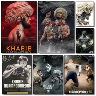 U-UFC Khabib Nurmagomedov Poster Art Print Home Decor,No Frame Canvas Painting Gift 7JSQ