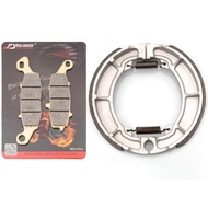 Motorcycle Brake Pads Shoe Drum For KAWASAKI ER-5 ER 500 ER500 C1-C5P 2001-2007