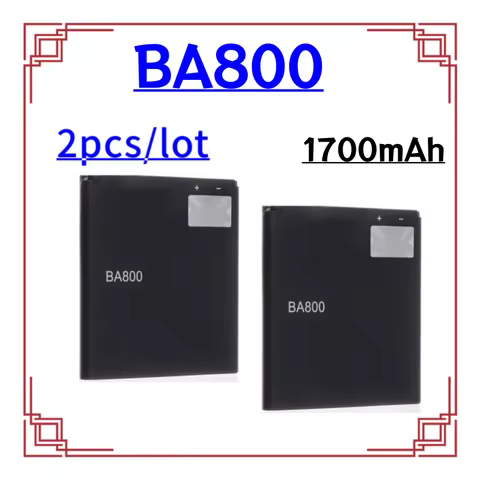 2pcs/lot BA800 1700mAh Battery For Sony Xperia S LT25i Xperia V LT26i AB-0400 Battery