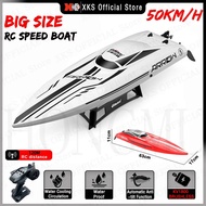 Udirc Udi005 RC Boat 2.4GHz Remote Control 50Km/H High Speed Brushless Motor RC Speedboat PvC Electric Boat Toys Gift for Boy