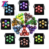 New multi-sided dice7Set of capsules dice Board game group DND Cthulhu COC20Dice and Number Board Ga