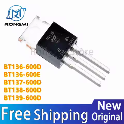 20/(Piece) New Original BT136-600D BT136-600E BT137-600D BT138-600D BT139-600D TO-220 in stock