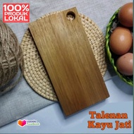 Talenan Kayu Jati Asli Solid /Talenan Kotak Mini