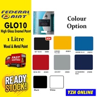Federal Paint Glo10 Cat Besi Berkilat Wood and Metal Paint High Gloss
