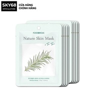 Combo 10 Mặt Nạ Tràm Trà Ngăn Lão Hoá Giảm Vết Nhăn Foodaholic Nature Skin Mask 23gx10 - TEA TREE