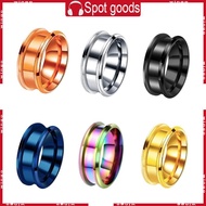 WIN 6 Pieces 6 Sizes Stylish Blanks Rings Unique Grooved  Set DIY Rings
