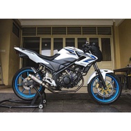 STRIPING STICKER STANDAR ORI LIS DECAL HONDA CB150R CB 150R old 2013 putih biru