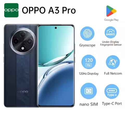 2026 Latest Model OPPO A3 Pro 5G Global Unlocked Smartphone 6.7 Inch FHD+ High Definition Display 8G