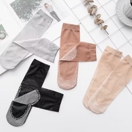 Transparent Pattern Short Stocking Socks Women's Short Stocking Socks