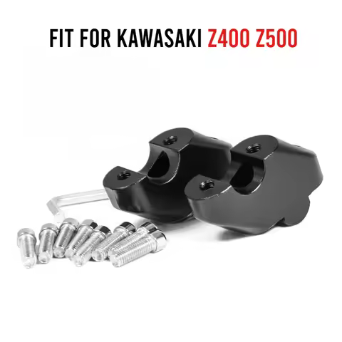 Fits for Handlebar Riser Clamp Kawasaki Z400 Z 400 Z500 ABS Z 500 SE ABS Accessories Motorcycle CNC 