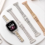 Slim Stainless Steel Watch Strap For Fitbit Versa 4 Strap fitbit sense 2 / Fitbit Versa 3 Strap / Fi