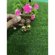 Indian women earrings. Indian Jewellery collection. Women jumkas. Large size jumkas.