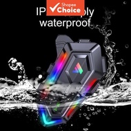 Y20 MAX Motorcycle Helmet Bluetooth Intercom RGB Light V5.3 1000mAh IPX6 Waterproof