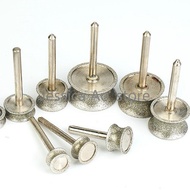 ⊹12-45mm Concave Grinding Wheel Arc Bracelet Grinding Polishing Tools Jade Bangle Ring Diamondg$=Z