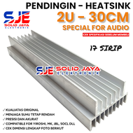 PENDINGIN HEATSINK 2U 30 CM MODEL 17 SIRIP YIROSHI SOCL JBL SOCL OCL AUDIO MK HEATSRINK 2 U 30CM POW
