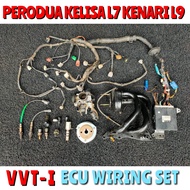 Perodua Kelisa Gino L7 Kenari Move L9 EJ 1000cc VVT-i Engine ECU Wiring Complete Set / Engine Room