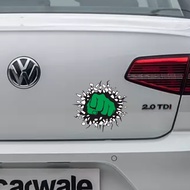 BEE. COOL CRACKED HULK BOXING CUTTING STICKER, DURABLE, QUALITY SUPERHERO CAR STICKER