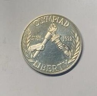 美國1988年漢城奧運會1元紀念銀幣102