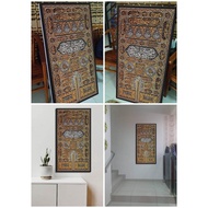 POSTER PINTU KAABAH frame kaabah hiasan dinding kaabah Art deco Murah