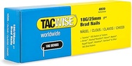 TACWISE Brad Type 18G / 25mm Galvanised Countertop Nails (Pack of 4000) 1710